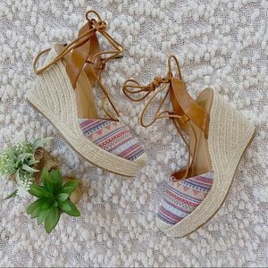 Dolce Vita printed espadrilles